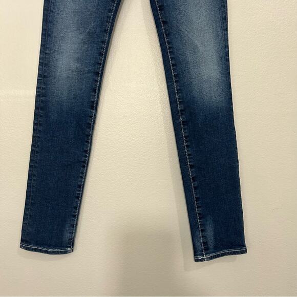 AG Adriano Goldschmied The Stilt Cigarette Leg Skinny Jeans 10 Years Rio Size 25 - Picture 5 of 14